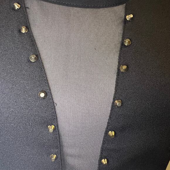 Runway Paris Women's Sleeveless Dress with Studs Size M - Picture 4 of 5